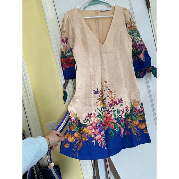 Zimmermann Tropicana Tie Sleeve Dress - Picture 5 of 11